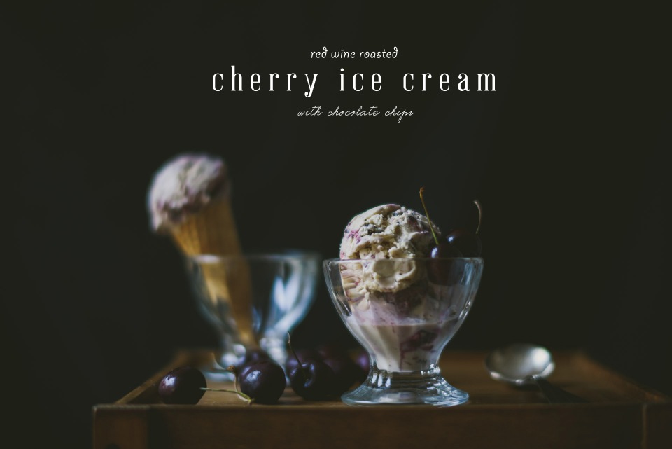 red-wine-roasted-cherry-ice-cream | le jus d'orange-34 copy